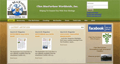 Desktop Screenshot of clanmacfarlane.org